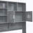 Twin Size Wooden Daybed With 2 Drawers, and All-in-One Cabinet and Shelf, Gray-751676566-751676560
