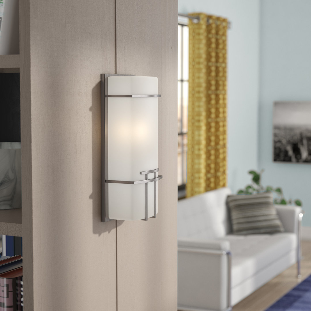 Palmas 1 - Light Hardwired Flush Mount Orren Ellis Bulb 