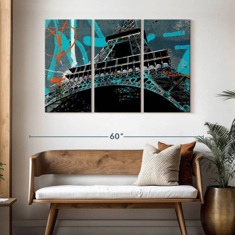 Tour Eiffel Sebbie II, H 32 po x l 50 po
