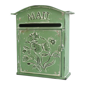Dakota Fields Sembrini Steel Wall Mounted Letter Box with Newspaper  Compartment & Reviews