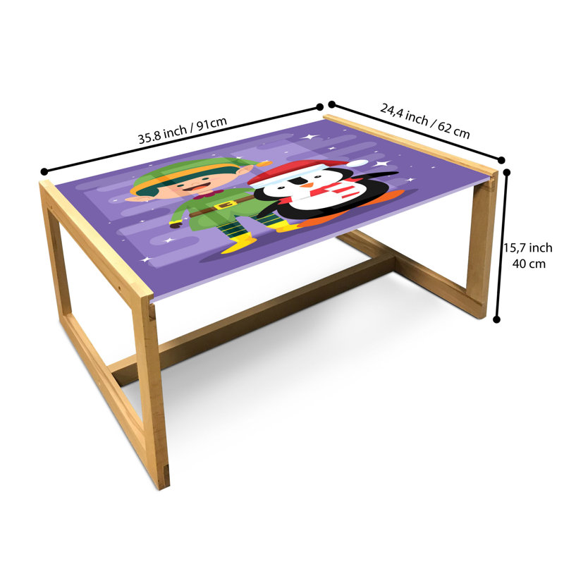 Maritza Sled Coffee Table, 90cm H x 62cm W x 40cm D