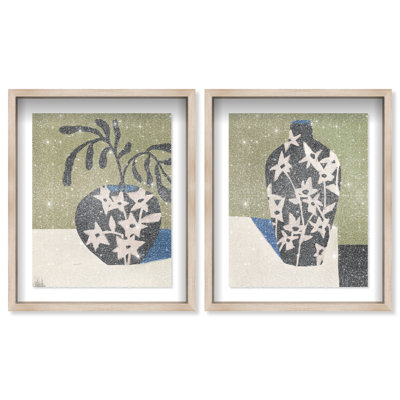 Noir Vase Set Set by Oliver Gal