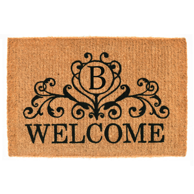 Zakrzewski Outdoor Doormat, Rectangle 1'6" x 2'6", B