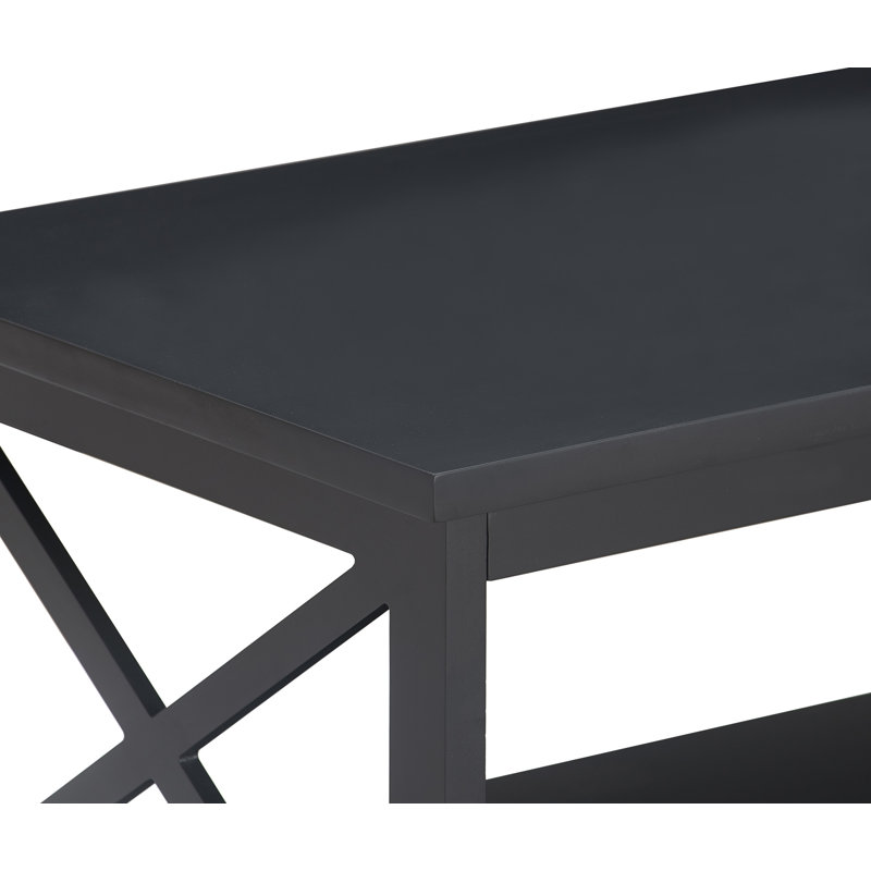 Serta Bismarck Modern Farmhouse Coffee Table with Lower Storage Shelf