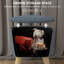 Grey Linen With Hidden Compartment For Storage Use And Comfortable Padding