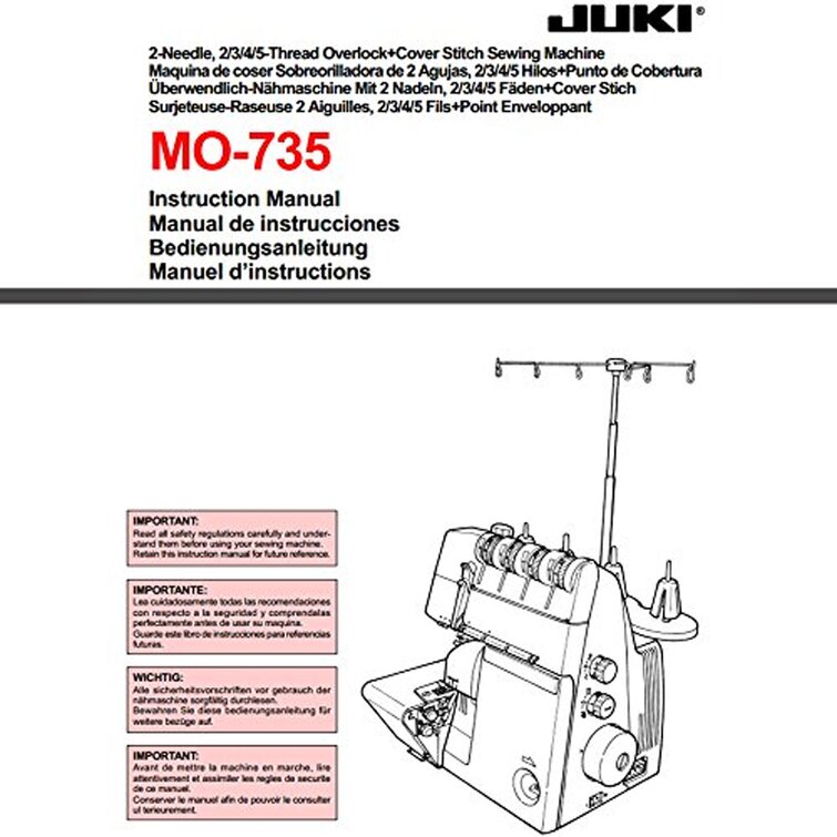 Juki MO-735 5 Thread Coverlock Serger