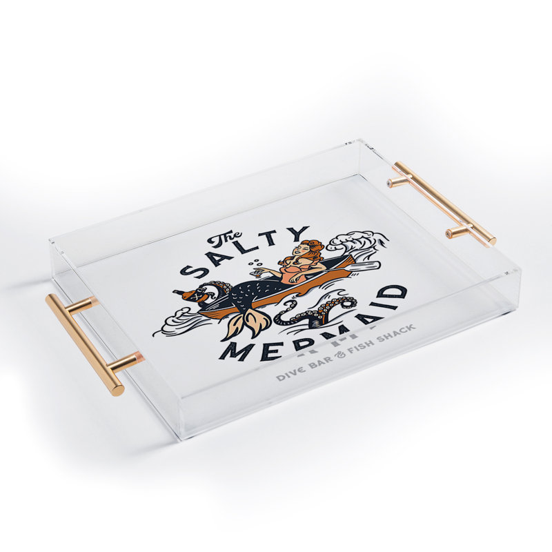The Whiskey Ginger The Salty Mermaid Dive Bar Acrylic Tray