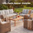 23.5 x 25.5 Waterproof Outdoor Deep Seat Cushion for Patio Furniture Replacement, Mid Back-1605949429-1585042296-1585042300