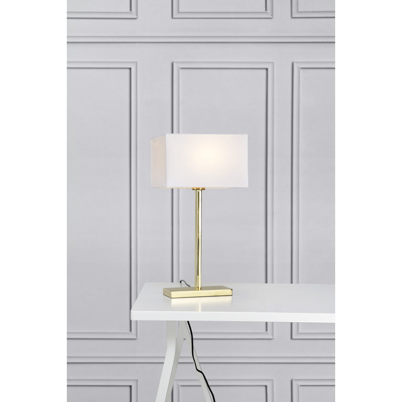Seaway Metal USB Table Lamp, Brass