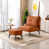 Orange Faux Leather