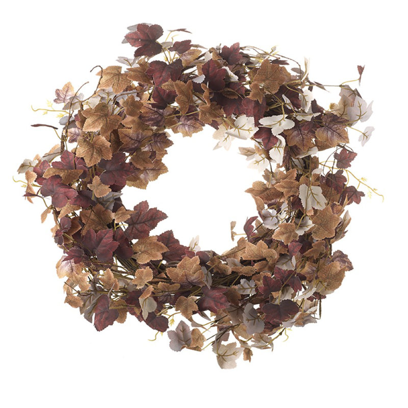 Faux Polyester 56cm Wreath