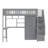 Gunjan Loft Bed with Bookshelf,Drawers,Desk,and Wardrobe-1069354025-1069354020