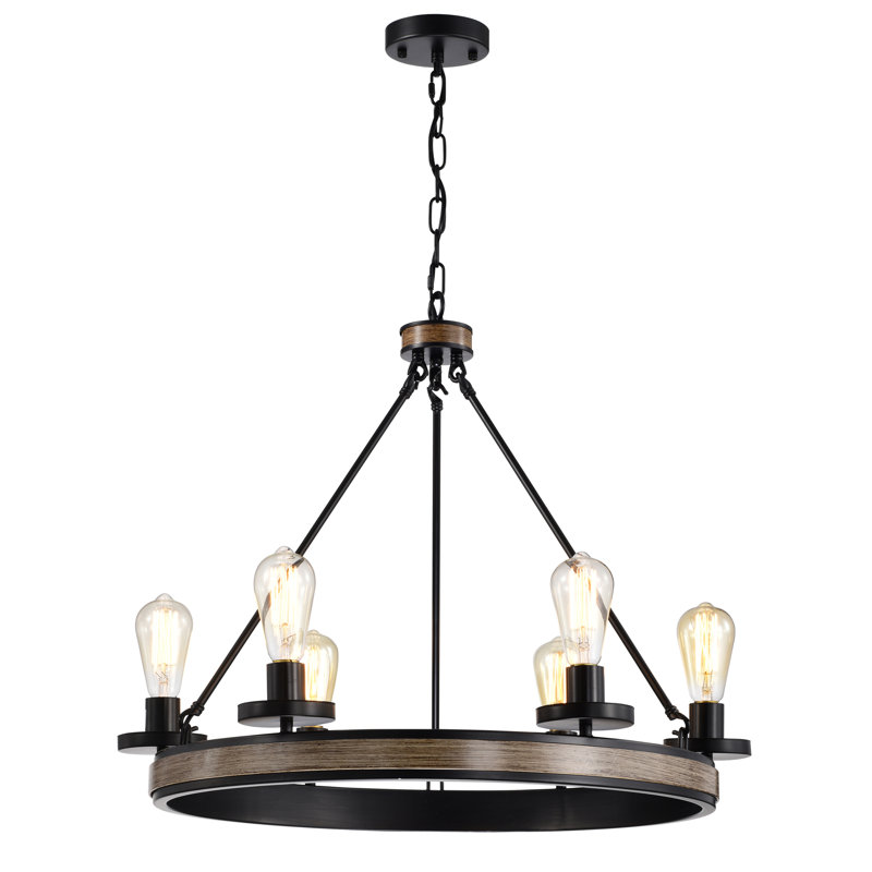 Engbertus 6 - Light Dimmable Geometric Chandelier