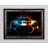 Space Car - Single Picture Frame Art Print-523602345-523602348
