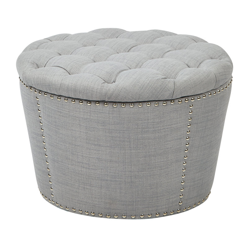 Codie Upholstered Ottoman, Milford Dove