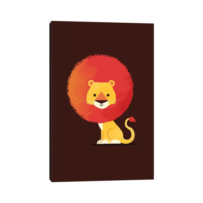 Lion by Jay Fleck - Wrapped Canvas Print, 101.6 cm H x 66.04 cm W x 1.91 cm D