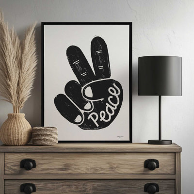 «Peace» par Molly Mattin, reproduction d'art