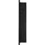 Niche de douche à double tablette 16 po x 24 po, coins carrés encastrés, rangement pour savon scellé noir pour la salle de bain, 100% imperméable avec triple support, panneau de mousse, trousse d'installation facile