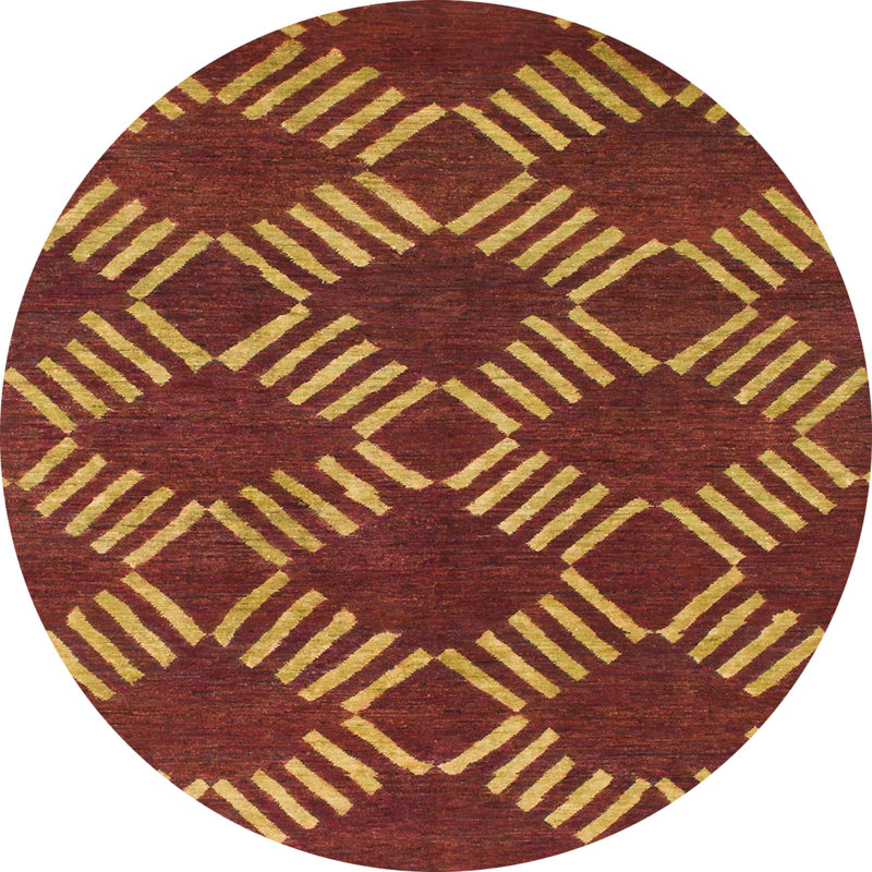 Tapis abstrait moderne 812, Rond 8 pi
