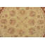 Tapis beige nouvel âge en laine 5 pi 1 po x 5 pi 3 po Moure