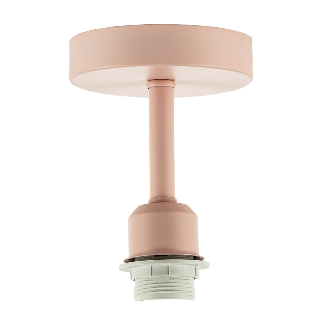 Traditional Soft Blush Pink Ceiling Light Fitting To Hold Lamp Shades By