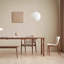 Table de salle à manger luxueuse en bois massif clair-341555361