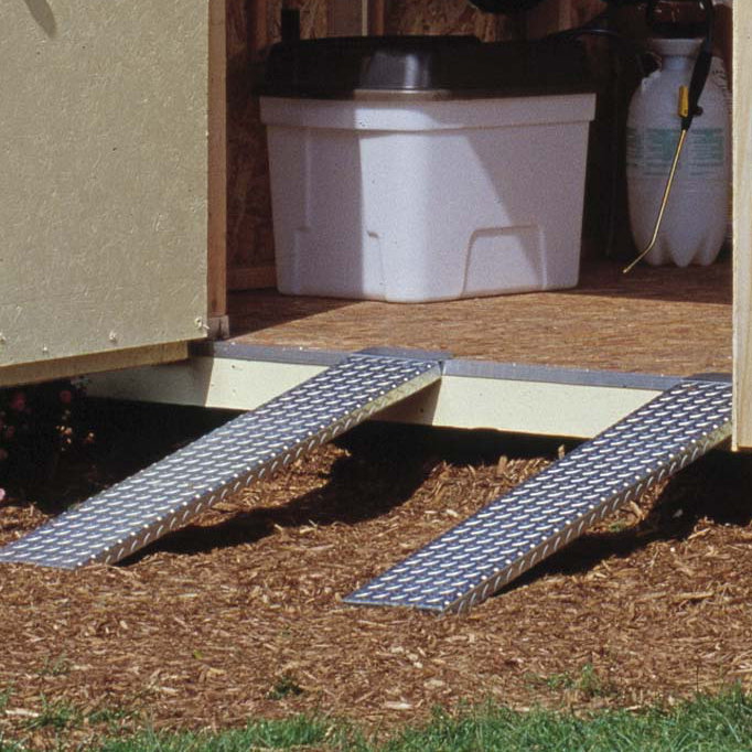 Metal Ramps for Shed Buildings (2-Pack)