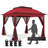 11 Ft. W x 11 Ft. D Pop Up Canopy Patio Gazebo with Mesh Wall-94240918
