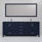 Jacques 72 in. W x 22 in. D Double Bath Vanity, Faucet Set, and 70 in. Mirror-113024983-113024982
