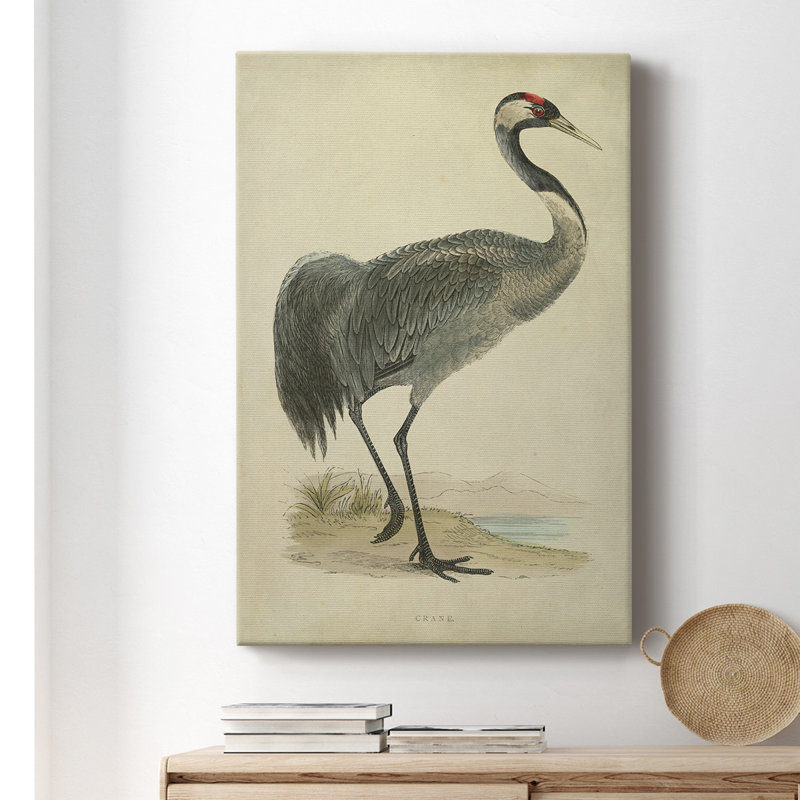 «Great Heron», impression sur toile tendue, H 18 po x l 12 po x P 1 po