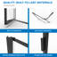 Porte de douche pivotante Basco Sopora, convient à 22 3 / 4-24 1/2 l de largeur, verre de pluie 3/16 po, finition noire