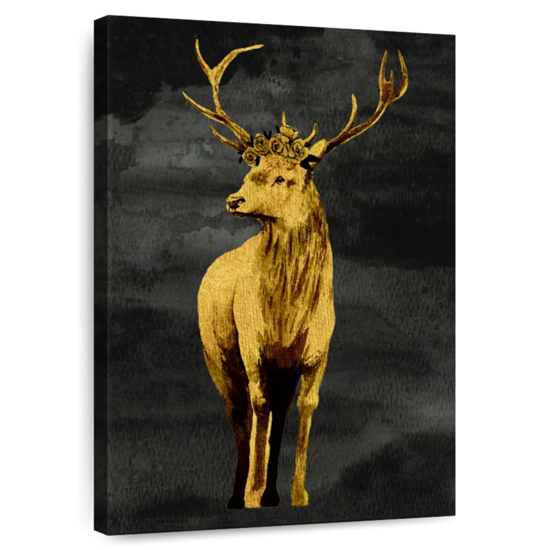 Brampt Golden Deer, 24" H x 16" W