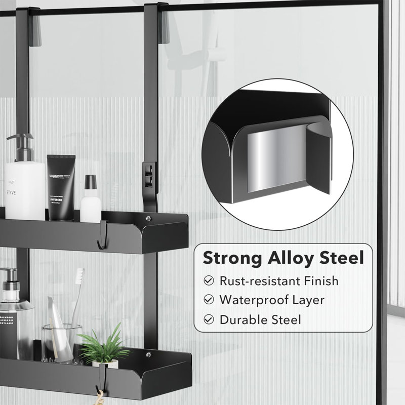 Metzinger Over-the-Door Stainless Steel Shower Caddy