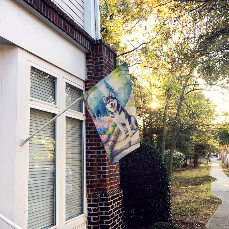 Drapeau de maison en polyester à double face H 40 po x l 28 po Iwamoto