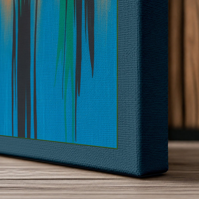 Print, 18x12 - 45.7 x 30.5 cm, Teal Border