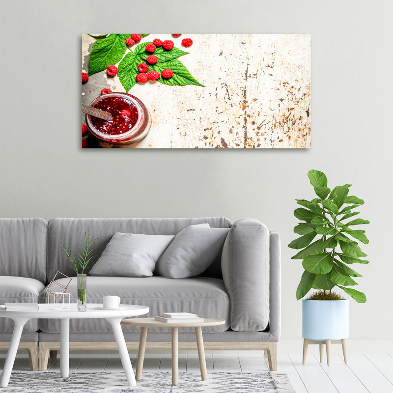 Raspberry Jam - No Frame Print on Canvas