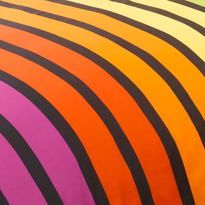 Striped Duvet Cover with Pillowcases Included