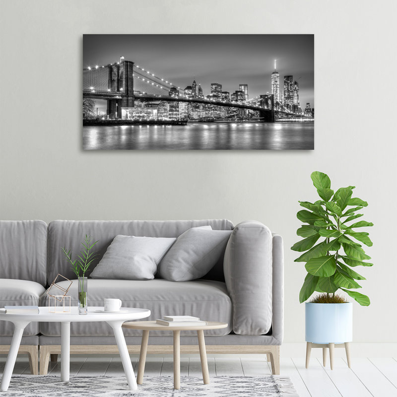 Brooklyn Bridge - No Frame Print on Canvas