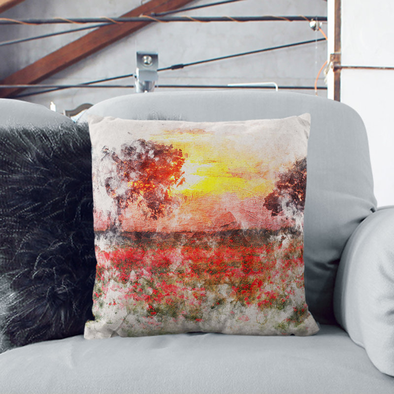 Square Cushion, Black, 40cm H x 40cm W x 15cm D