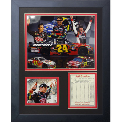 Jeff Gordon, souvenirs encadrés
