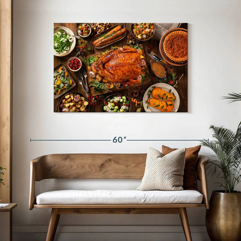 Yarlin Thanksgiving Feast, 30" H x 45" W