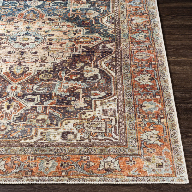 Heyward Oriental Indoor Rug, Rectangle 6'7" x 9'