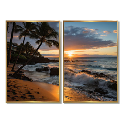«Aloha Tropical Dreamscape I - Cityscapes Maui», art mural