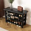 Banc de rangement pour chaussures en bois massif - hauteur de 47 pouces-860228978