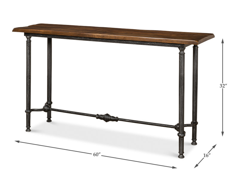 Layton 60'' W Solid Wood Console Table