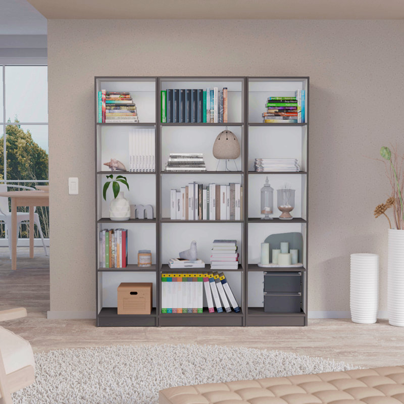 Chalcedony Bookcase, Gray