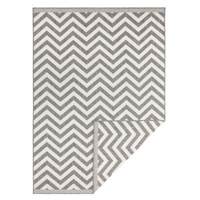 Palma Flatweave Grey Rug