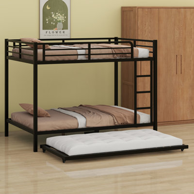 Metal Bunk Bed With Trundle