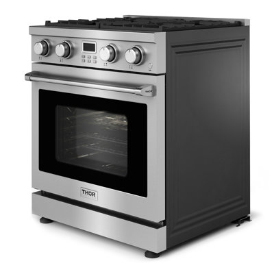 Thor Kitchen A Series 30"" 4.8 Cubic Feet Liquid Propane Free Standing Convection Range -  ARG30LP