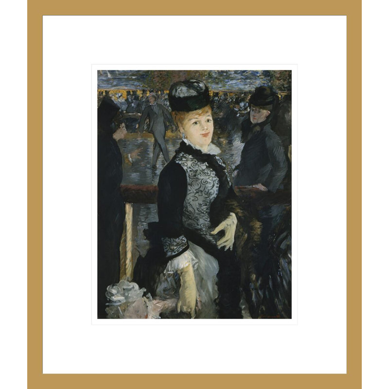 «Skating» par Edward Manet, impression giclée sur cadre, H 16 po x l 13,75 po